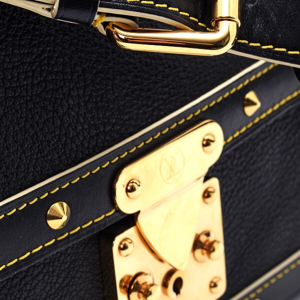 Louis Vuitton - Black Calfskin Leather Suhali Tarantue Shoulder Bag